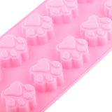 Maxbell Cat Paws Ice Cube Tray Freeze Jelly Pudding Cake Chocolate Mold Maker Tool