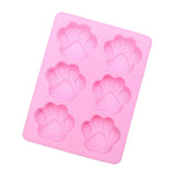 Maxbell Cat Paws Ice Cube Tray Freeze Jelly Pudding Cake Chocolate Mold Maker Tool