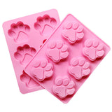 Maxbell Cat Paws Ice Cube Tray Freeze Jelly Pudding Cake Chocolate Mold Maker Tool