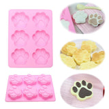 Maxbell Cat Paws Ice Cube Tray Freeze Jelly Pudding Cake Chocolate Mold Maker Tool