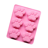 Maxbell Cat Paws Ice Cube Tray Freeze Jelly Pudding Cake Chocolate Mold Maker Tool