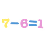 Maxbell EVA 0~9 Numbers Fridge Magnet Stickers Kids Educational Toy Random Color