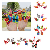 Maxbell 6 Pieces Plush Finger Puppets Royal Family Dolls Toys Kids Educational Toys