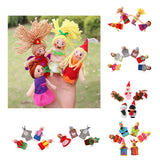 Maxbell 6 Pieces Plush Finger Puppets Royal Family Dolls Toys Kids Educational Toys