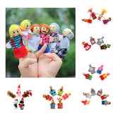 Maxbell 6 Pieces Plush Finger Puppets Royal Family Dolls Toys Kids Educational Toys