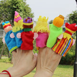 Maxbell 6 Pieces Plush Finger Puppets Royal Family Dolls Toys Kids Educational Toys