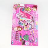 Maxbell Kids Cosmetic Toys High Heels Beauty Set for Girls with Lipstick, Eye Shadow, Blusher, Nail Polish etc.