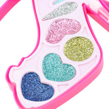 Maxbell Kids Cosmetic Toys High Heels Beauty Set for Girls with Lipstick, Eye Shadow, Blusher, Nail Polish etc.