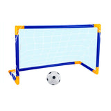 Maxbell 90cm Portable Soccer Goal Set, Football Gate & Football with Pump, Kids Outdoor Play Toy Gift