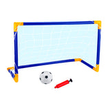 Maxbell 90cm Portable Soccer Goal Set, Football Gate & Football with Pump, Kids Outdoor Play Toy Gift