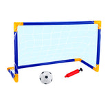 Maxbell 90cm Portable Soccer Goal Set, Football Gate & Football with Pump, Kids Outdoor Play Toy Gift