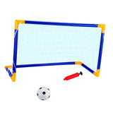 Maxbell 90cm Portable Soccer Goal Set, Football Gate & Football with Pump, Kids Outdoor Play Toy Gift