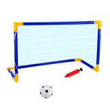 Maxbell 90cm Portable Soccer Goal Set, Football Gate & Football with Pump, Kids Outdoor Play Toy Gift