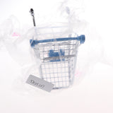 Maxbell Mini Metal Shopping Cart Salesman Sample Kids Pretend Play Toy - Blue