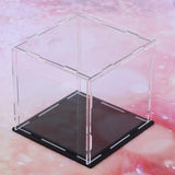 Maxbell Collection Display Clear 8'' Acrylic Box Showcase for Plush Toy Doll Model Dust Protector