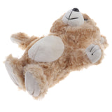 Maxbell 8" Soft Plush Talking Walking Bear Doll, Repeats What You Say, Brown Color