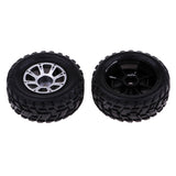 Maxbell 2Pc 1/18 4WD Electric RC Car Parts Left Rubber Tyre Tyres A949-01 for Wltoys
