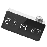 Maxbell LED Digital Alarm Clock with Temperature Display USB Charging Powered