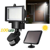 Maxbell Outdoor Solar Power Motion Sensor Yard Floodlight 100LED PIR Security Light