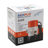 Maxbell Seaflo 12V 750 GPH 2.5A Bilge Pump Boat/Marine Electric Water Pump Submersible
