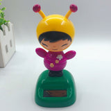 Maxbell Solar Powered Toy Dancing Bobble Head Toy Car Dashboard Dancer Toy Honeybee Decorative Ornament