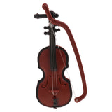 Maxbell 1/12 Dollhouse Miniature Musical Instrument Plastic Violin Model Figures Toy Accessory