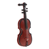 Maxbell 1/12 Dollhouse Miniature Musical Instrument Plastic Violin Model Figures Toy Accessory