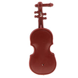 Maxbell 1/12 Dollhouse Miniature Musical Instrument Plastic Violin Model Figures Toy Accessory