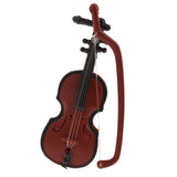 Maxbell 1/12 Dollhouse Miniature Musical Instrument Plastic Violin Model Figures Toy Accessory