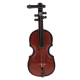 Maxbell 1/12 Dollhouse Miniature Musical Instrument Plastic Violin Model Figures Toy Accessory