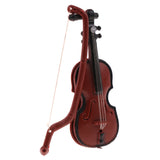 Maxbell 1/12 Dollhouse Miniature Musical Instrument Plastic Violin Model Figures Toy Accessory