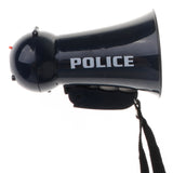 Maxbell Toys Police Megaphone w/ Siren Sounds for Policeman Costume Dress Up - Boy Detective Officer Role Play Game