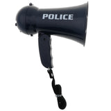 Maxbell Toys Police Megaphone w/ Siren Sounds for Policeman Costume Dress Up - Boy Detective Officer Role Play Game