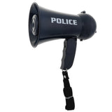 Maxbell Toys Police Megaphone w/ Siren Sounds for Policeman Costume Dress Up - Boy Detective Officer Role Play Game