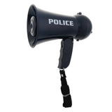 Maxbell Toys Police Megaphone w/ Siren Sounds for Policeman Costume Dress Up - Boy Detective Officer Role Play Game