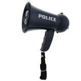 Maxbell Toys Police Megaphone w/ Siren Sounds for Policeman Costume Dress Up - Boy Detective Officer Role Play Game