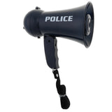 Maxbell Toys Police Megaphone w/ Siren Sounds for Policeman Costume Dress Up - Boy Detective Officer Role Play Game