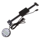 Maxbell Remote Digital DRO Table Readout Scale for Bridgeport Mill Lathe Linear Magnetic, Black