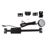 Maxbell Remote Digital DRO Table Readout Scale for Bridgeport Mill Lathe Linear Magnetic, Black