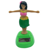 Maxbell Solar Powered Dancing Toys Swinging Hawaii Girl Dancer Toy Car Home Decor