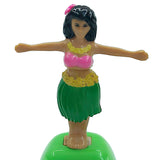 Maxbell Solar Powered Dancing Toys Swinging Hawaii Girl Dancer Toy Car Home Decor