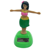 Maxbell Solar Powered Dancing Toys Swinging Hawaii Girl Dancer Toy Car Home Decor