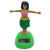 Maxbell Solar Powered Dancing Toys Swinging Hawaii Girl Dancer Toy Car Home Decor