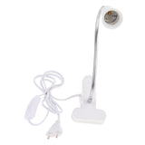 Maxbell EU Plug E27 Clip On Reading Light Base Desk Reading Lamp Socket White