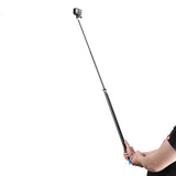Maxbell 2.7m Carbon Fiber Extendable Selfie Stick 106 inch Monopod for GoPro Hero 6 5 4 3 Xiaomi YI SJCAM Camera