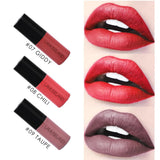 Maxbell Set of 12 Colors Long Wearing Waterproof Matte Liquid Lipstick Pencil Lip Gloss Makeup Kit