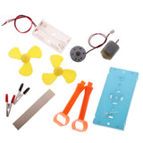 Maxbell Science Physics Experiment Wind Powered Toy DIY Manual Model Wind Driven Toy