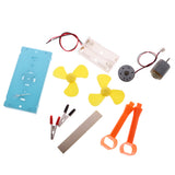 Maxbell Science Physics Experiment Wind Powered Toy DIY Manual Model Wind Driven Toy
