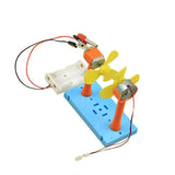 Maxbell Science Physics Experiment Wind Powered Toy DIY Manual Model Wind Driven Toy