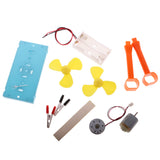 Maxbell Science Physics Experiment Wind Powered Toy DIY Manual Model Wind Driven Toy